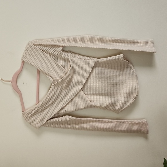 Free People Marley off shoulder cross front long sleeve top - Picture 12 of 12